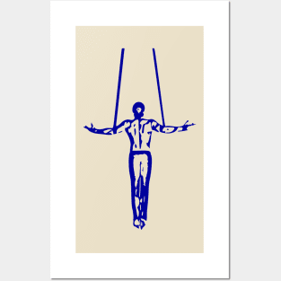 Aerialist Performer Circus Straps Posters and Art